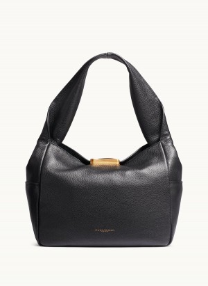 Donna Karan Amagansett Shoulder Bag Black | AU_DK66183