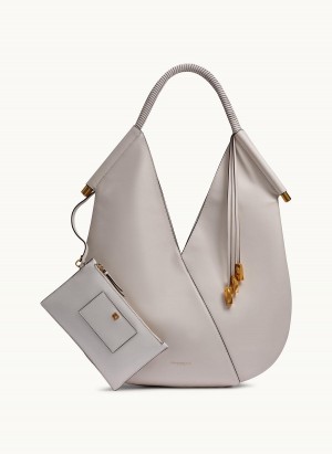 Donna Karan Baldwin Large Shoulder Bag White | AU_DK22772