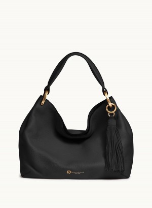 Donna Karan Glenwood Shoulder Bag Black | AU_DK38216