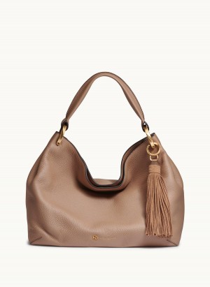 Donna Karan Glenwood Shoulder Bag Brown | AU_DK58692