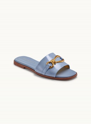 Donna Karan Haylen Flat Sandals Blue | AU_DK41736