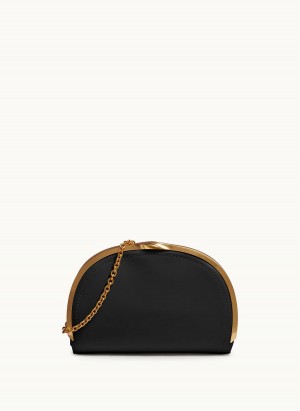 Donna Karan Lawrence Clutch Satchel Black | AU_DK42621