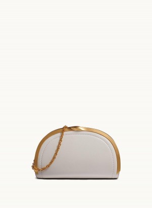 Donna Karan Lawrence Clutch Satchel White | AU_DK14829