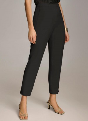 Donna Karan Slim Leg Pants Black | AU_DK83561