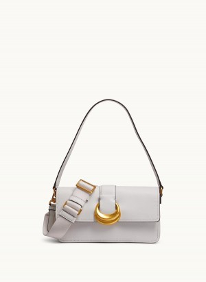 Donna Karan Valley Stream Shoulder Bag White | AU_DK29571