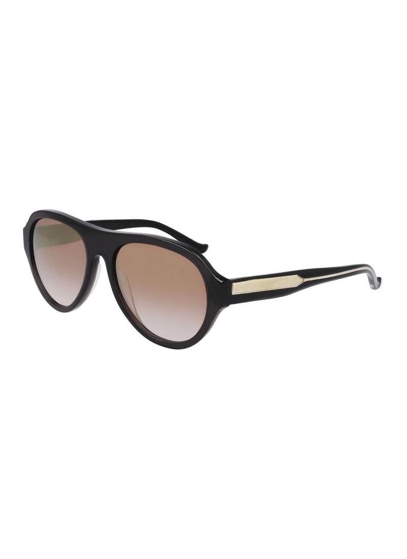 Donna Karan Aviator 56mm Modern Icons Eyewear Black | AU_DK81999