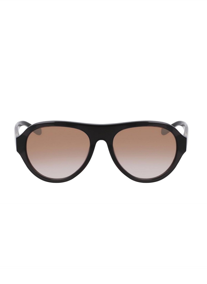 Donna Karan Aviator 56mm Modern Icons Eyewear Black | AU_DK81999