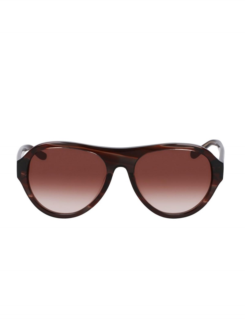 Donna Karan Aviator 56mm Modern Icons Eyewear Red | AU_DK95104