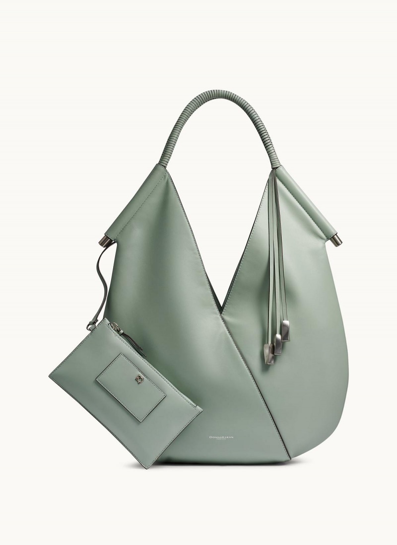 Donna Karan Baldwin Large Shoulder Bag Green | AU_DK20309