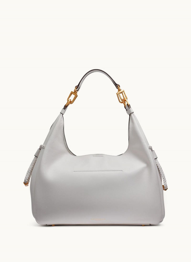 Donna Karan Bellerose Hobo Bag White | AU_DK74799