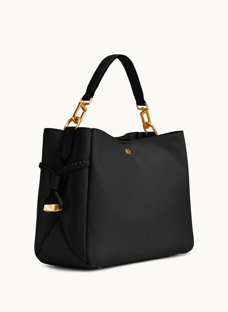 Donna Karan Bellerose Satchel Black | AU_DK20285