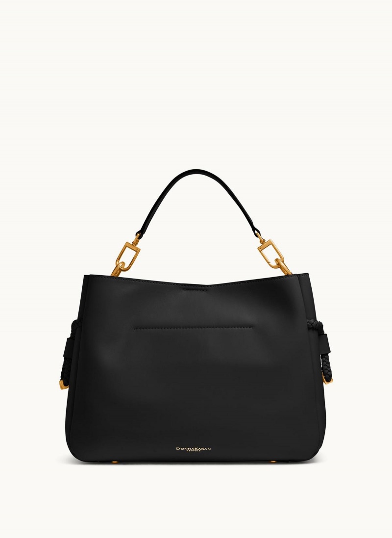 Donna Karan Bellerose Satchel Black | AU_DK20285