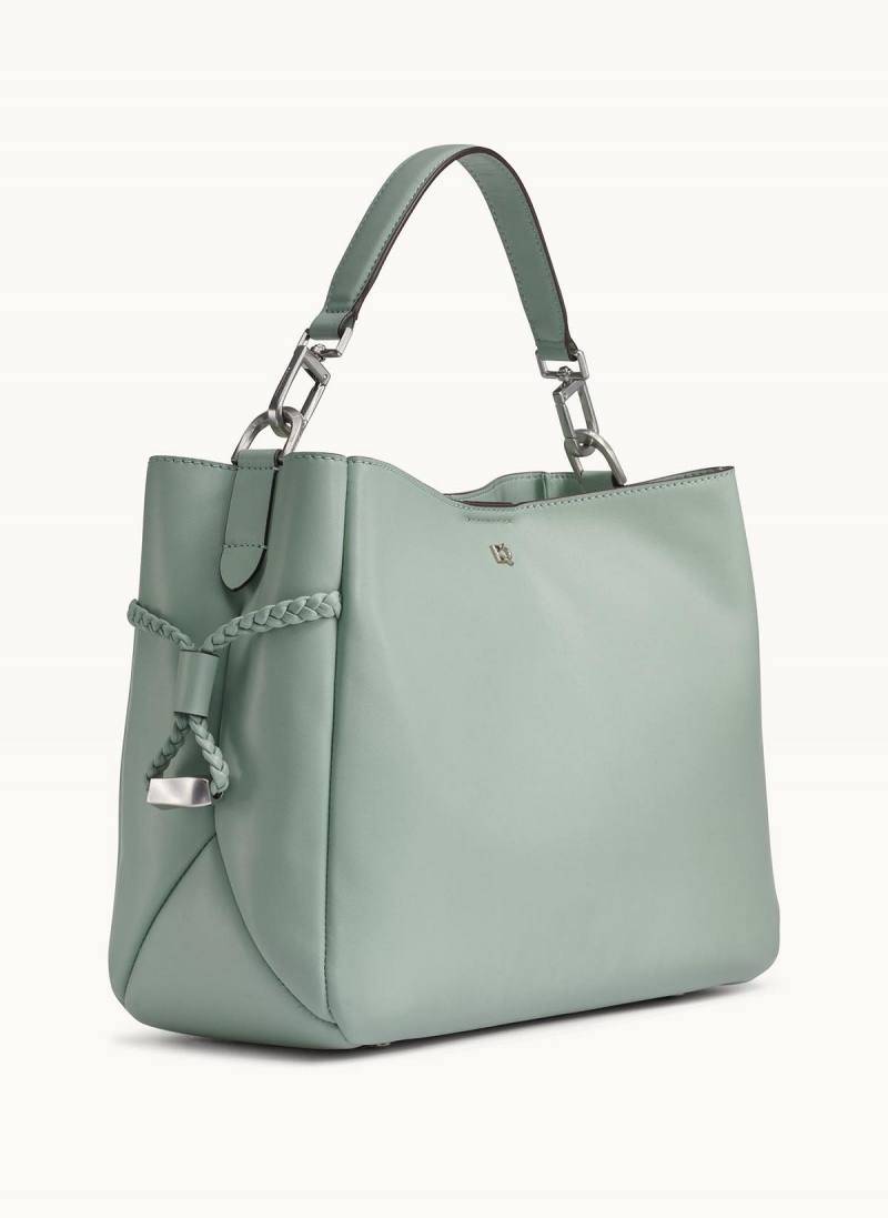 Donna Karan Bellerose Satchel Light Green | AU_DK87297