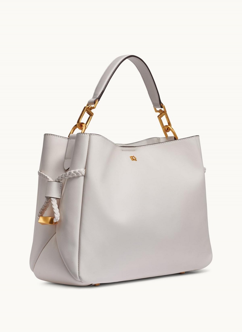 Donna Karan Bellerose Satchel White | AU_DK13438