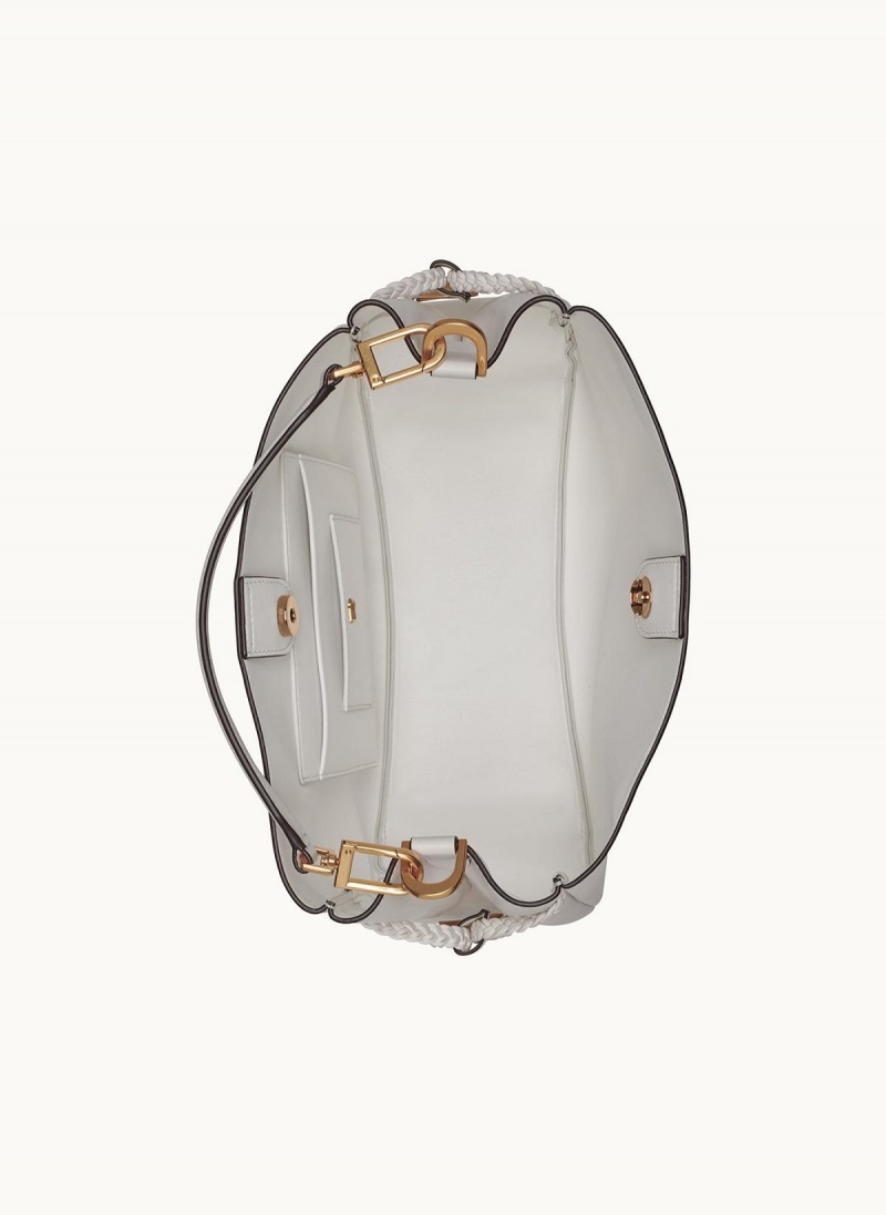 Donna Karan Bellerose Satchel White | AU_DK13438