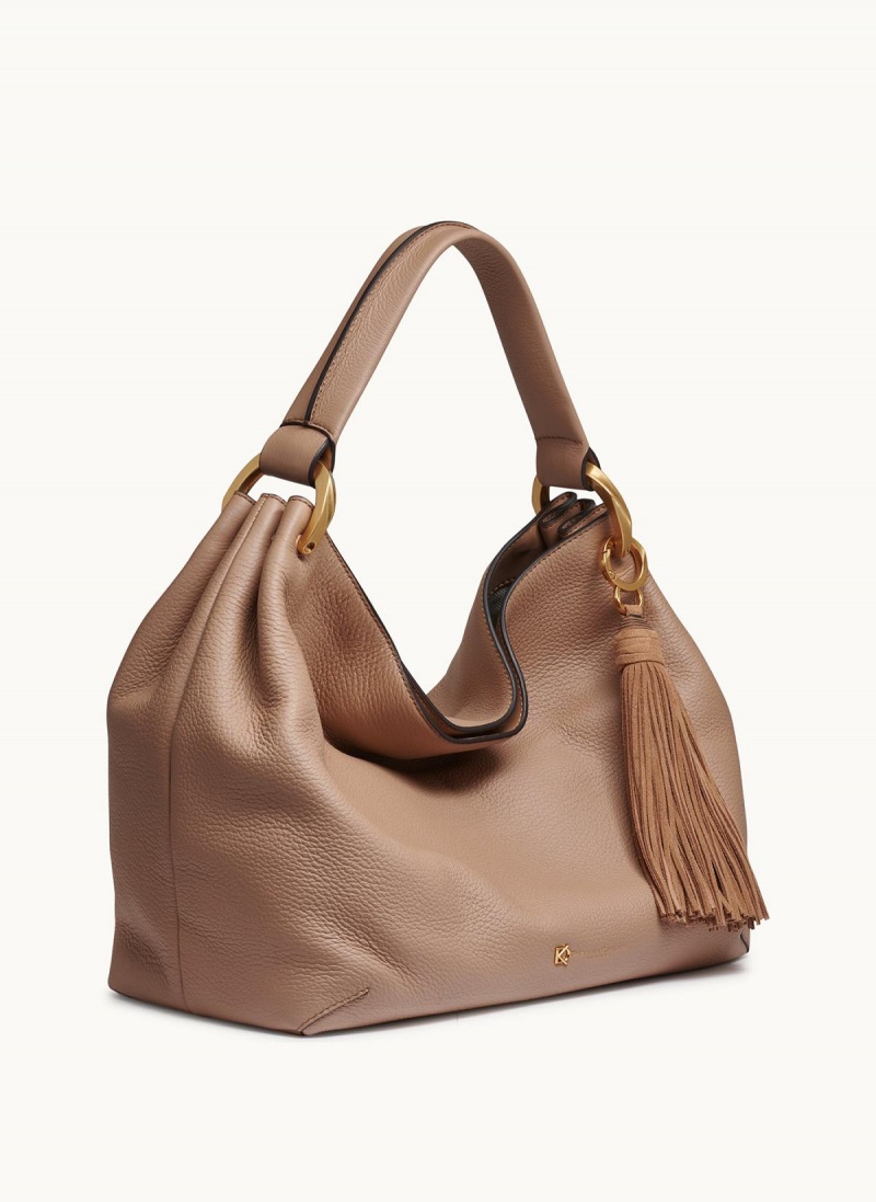 Donna Karan Glenwood Shoulder Bag Brown | AU_DK58692