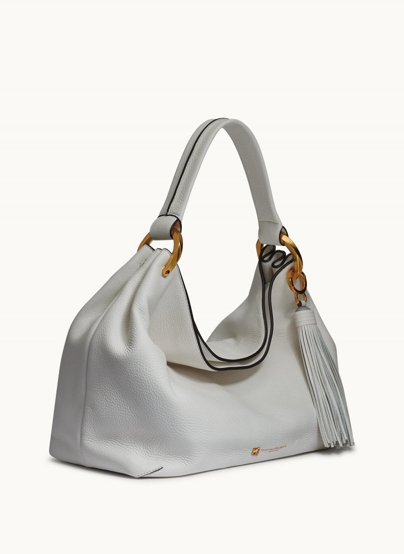 Donna Karan Glenwood Shoulder Bag White | AU_DK36151