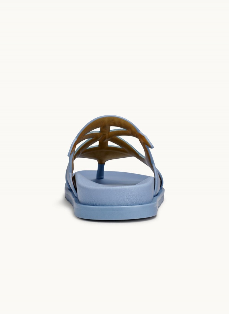 Donna Karan Hatsy Flat Sandals Blue | AU_DK60802