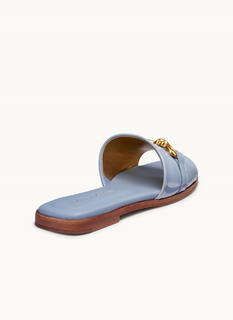 Donna Karan Haylen Flat Sandals Blue | AU_DK41736