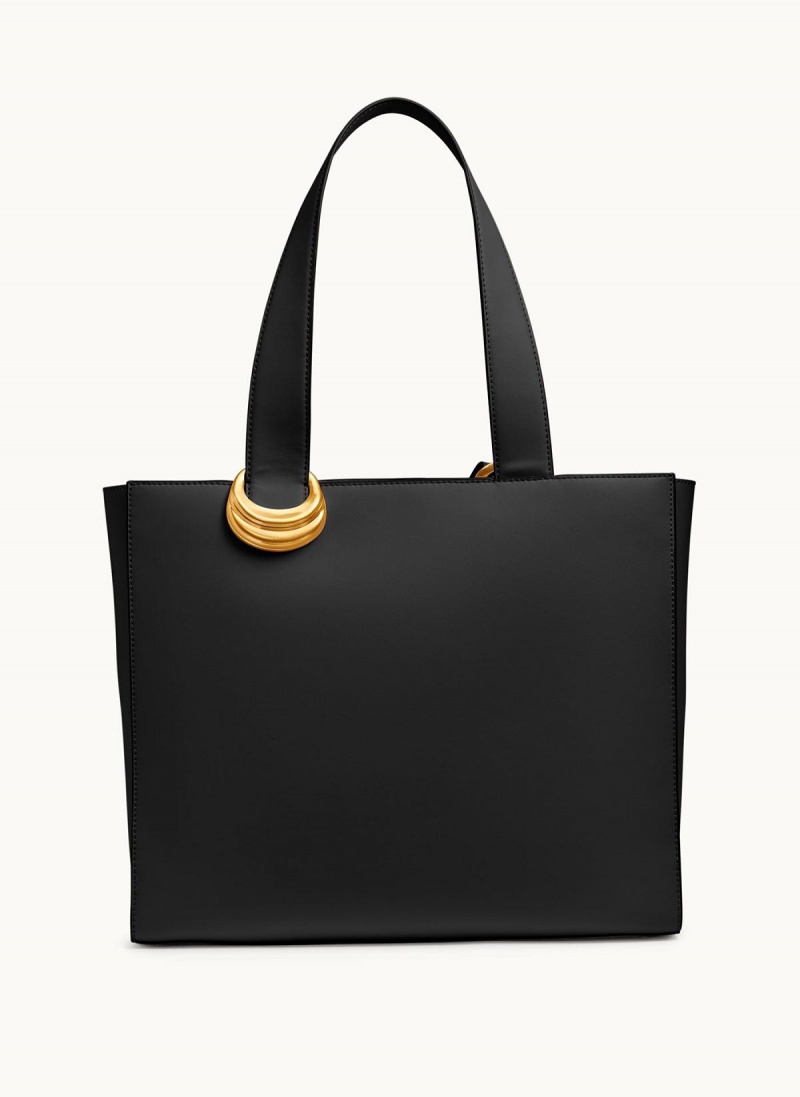 Donna Karan Hewlett Tote Bag Black / Gold | AU_DK34869