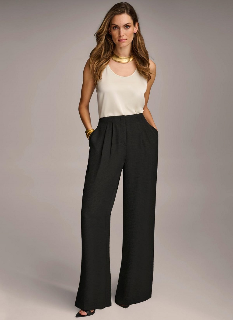 Donna Karan High Waisted Pants Black | AU_DK30715