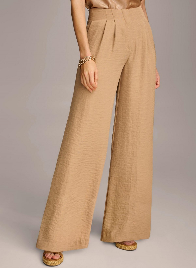 Donna Karan High Waisted Pants Brown | AU_DK61583