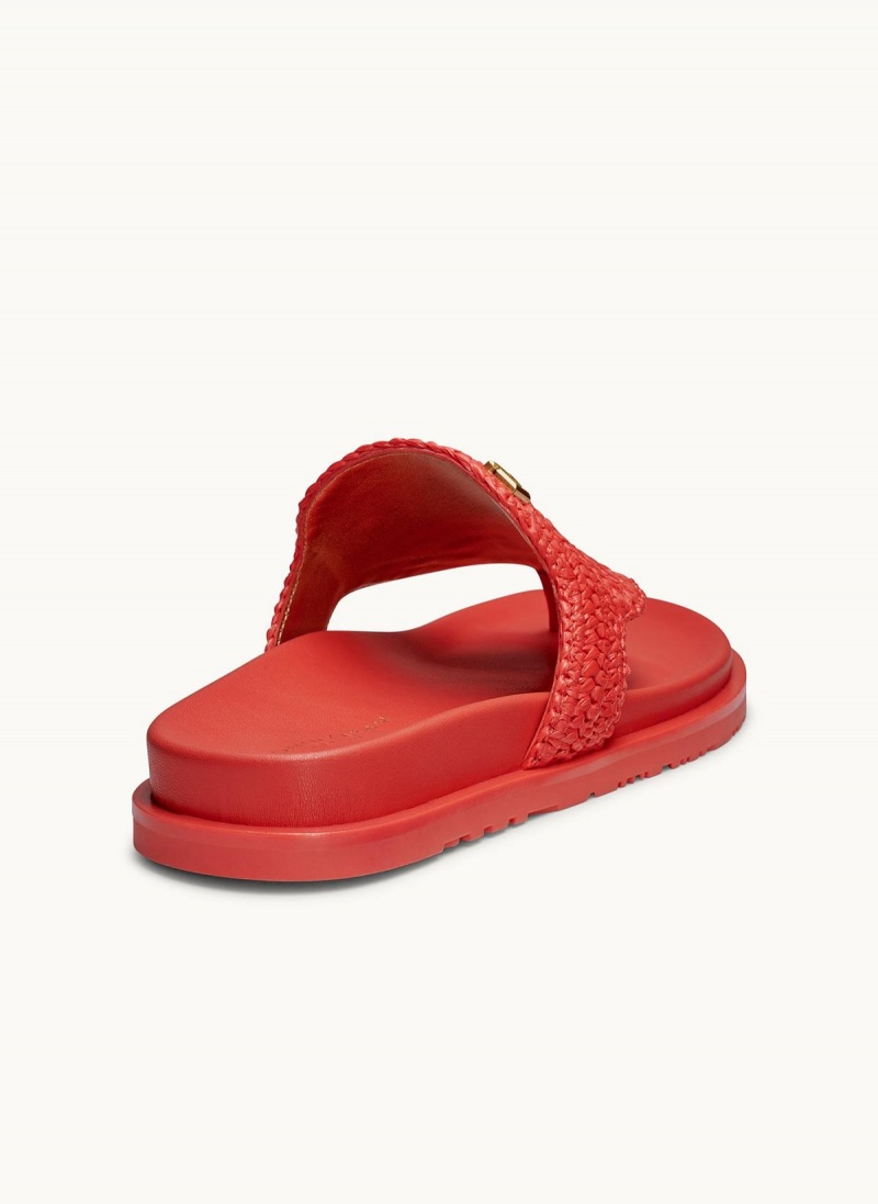 Donna Karan Hira Flat Sandals Red | AU_DK16159