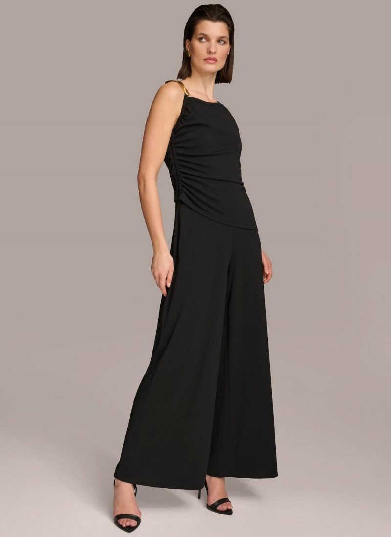 Donna Karan Jumpsuit With Hardware Jumpsuit Black | AU_DK67488