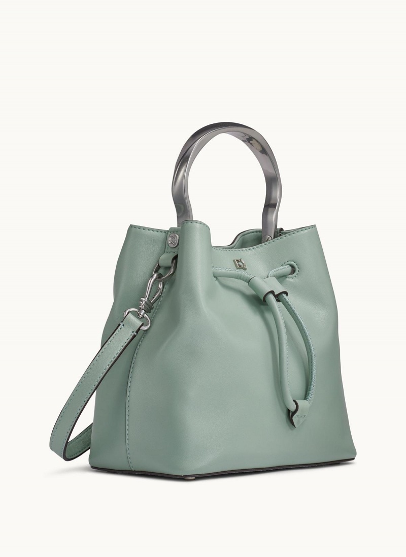 Donna Karan Lawrence Bucket Satchel Green | AU_DK34851