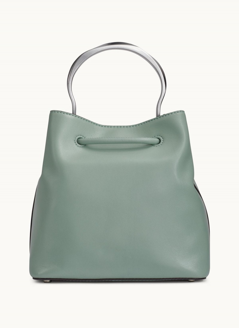 Donna Karan Lawrence Bucket Satchel Green | AU_DK34851