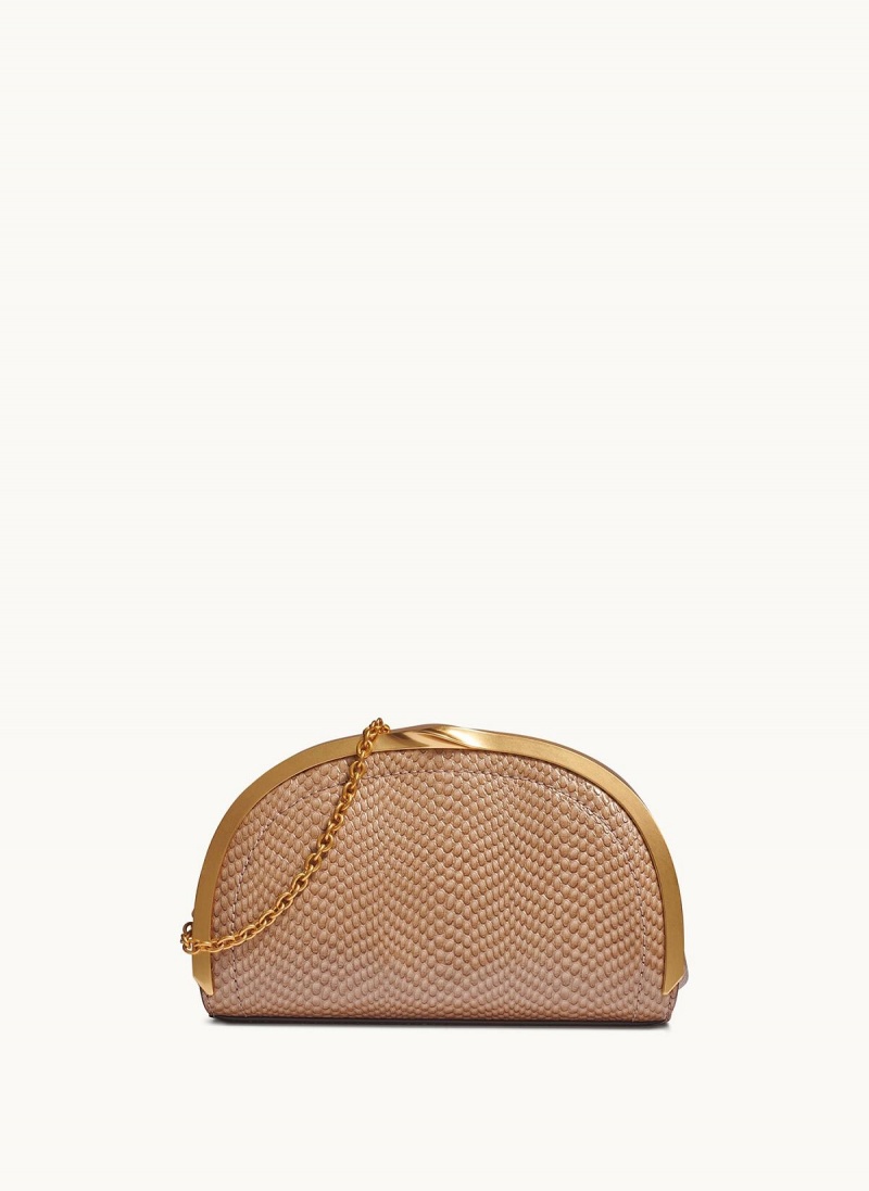 Donna Karan Lawrence Clutch Satchel Gold | AU_DK99840