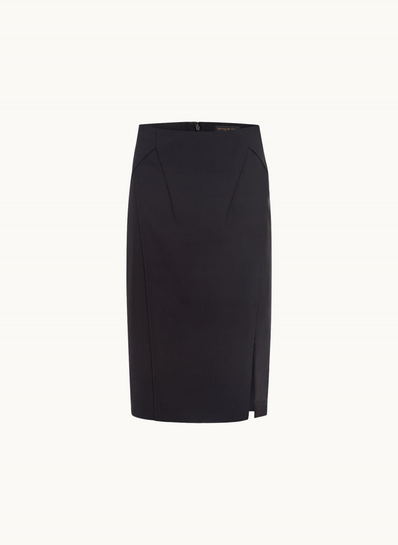 Donna Karan Midi Pencil Skirt Black | AU_DK87351