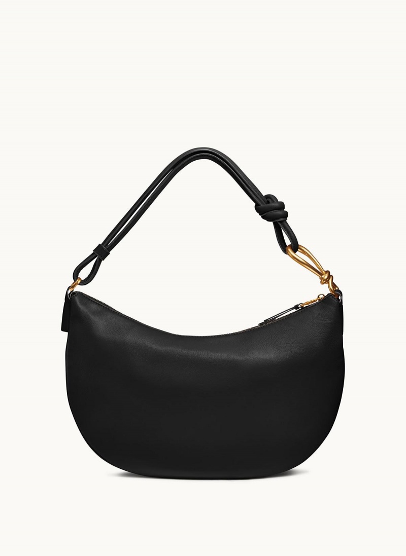 Donna Karan Roslyn Large Hobo Bag Black / Gold | AU_DK81386