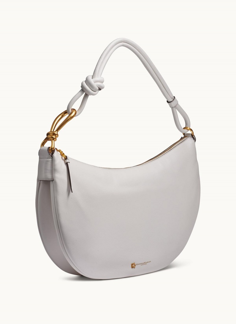 Donna Karan Roslyn Large Hobo Bag White | AU_DK85920