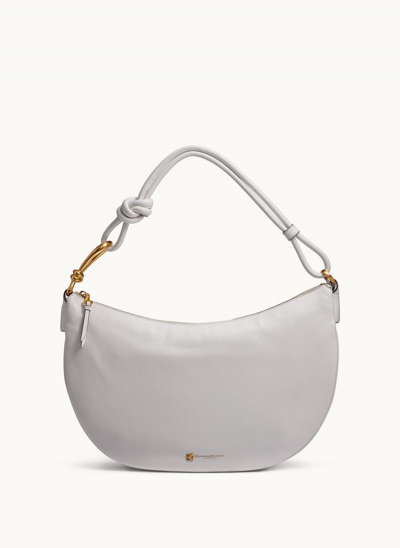 Donna Karan Roslyn Large Hobo Bag White | AU_DK85920