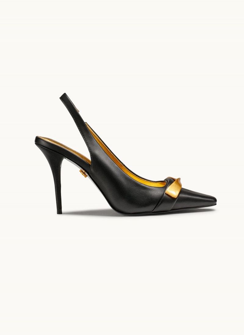 Donna Karan Sayer Slingback Heels Black | AU_DK53468