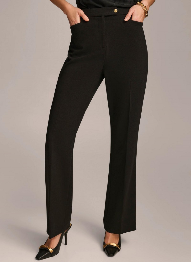 Donna Karan Updated Modern Fit Pants Black | AU_DK78238