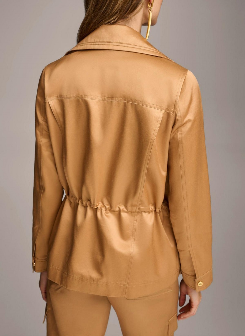 Donna Karan Utility Blazer Outerwear Copper | AU_DK37365