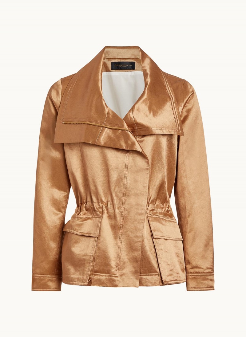 Donna Karan Utility Blazer Outerwear Copper | AU_DK37365