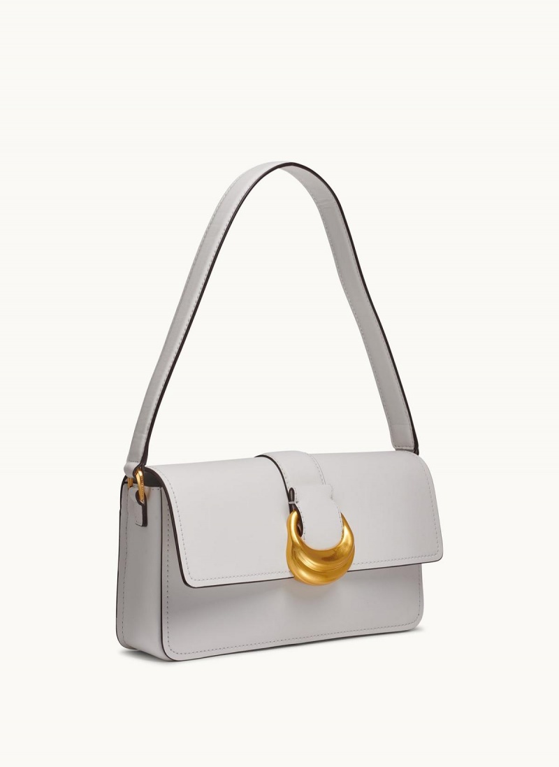 Donna Karan Valley Stream Shoulder Bag White | AU_DK29571