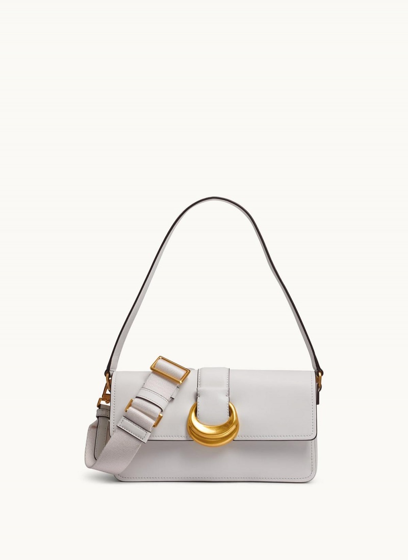 Donna Karan Valley Stream Shoulder Bag White | AU_DK29571