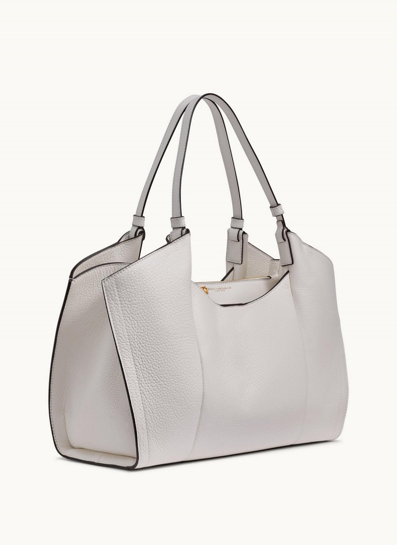 Donna Karan Wainscott Tote Bag White | AU_DK21573