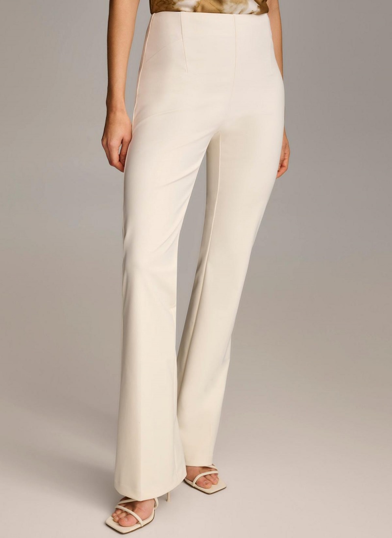 Donna Karan Wide Leg Pants White | AU_DK98566